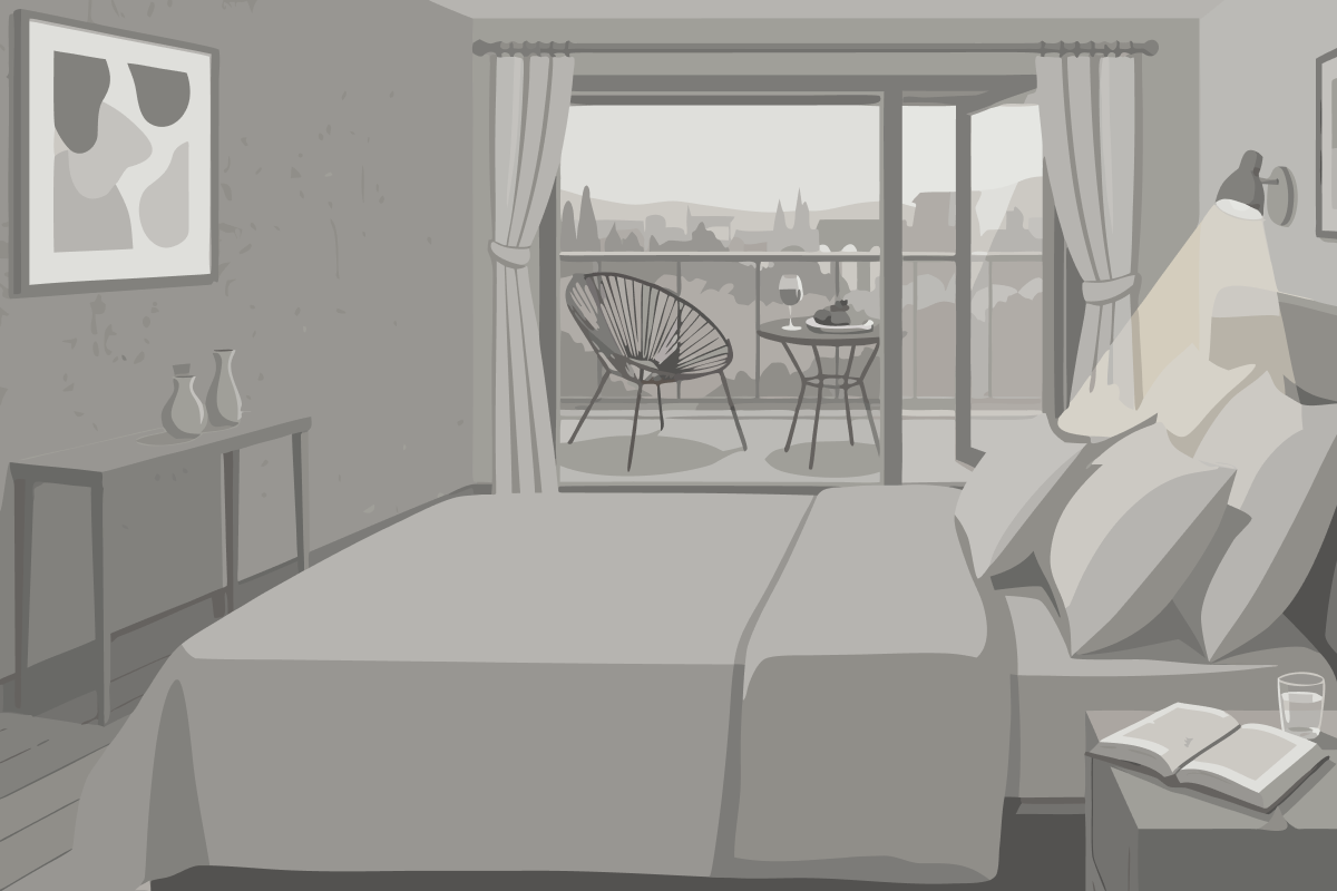 Standard Twin Room with Sea View